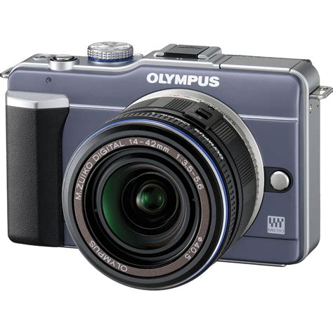 Used Olympus PEN E-PL1 Digital Camera (Blue) 262861B B&H Photo