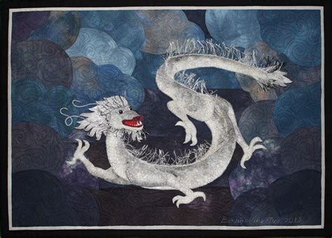 Air Dragon Art Quilt Pattern, a Stunning Asian Style Applique Project ...