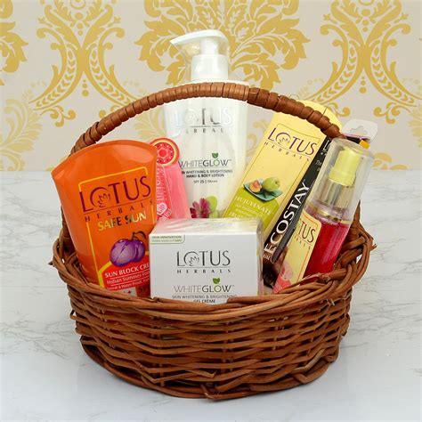 Basket Of Lotus Goodies | Rakhi