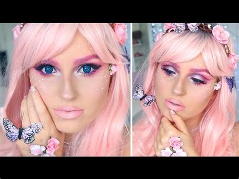 Pink Fairy Princess ♡ Pretty Halloween Makeup! - YouTube