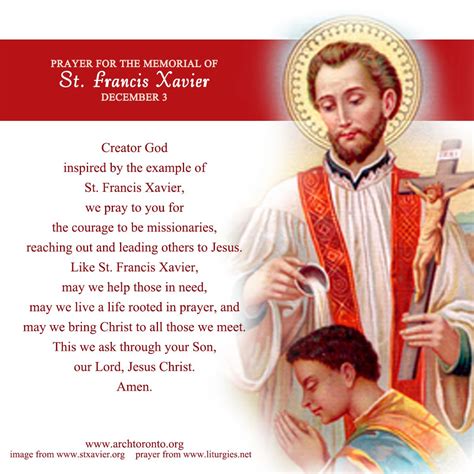 St. Francis Xavier #feastday #memorial #prayer | Francis xavier, St ...