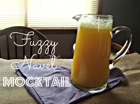 The Good, the Bad, and the Quirky: Fuzzy Navel Mocktail