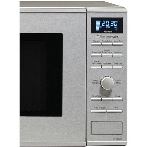 Panasonic 1.2-cu ft 1,200-Watt Countertop Microwave (Stainless Steel) in the Countertop ...