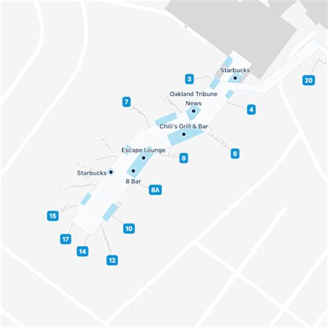 Oakland Airport Terminal 1 Map & Guide