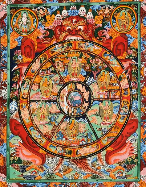 Tibetan Buddhist The Wheel of Life | Wheel of life, Buddhist art, Buddhist