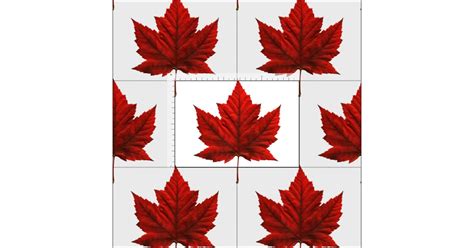 Canada Fabric Canada Maple Leaf Fabric Flag Fabric | Zazzle