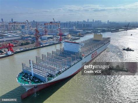 China Shipping Container Lines Co Ltd Photos and Premium High Res ...