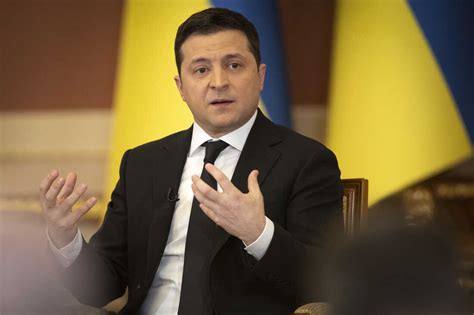 Ukraine's President Zelenskyy urges world leaders to cool talk of war : NPR