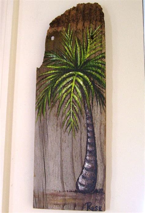 Painted palm | Palm frond art, Palm tree art, Palm trees painting