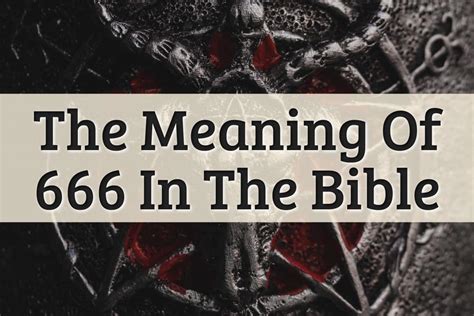 Is 666 In The Bible Safe Shipping | gbu-hamovniki.ru