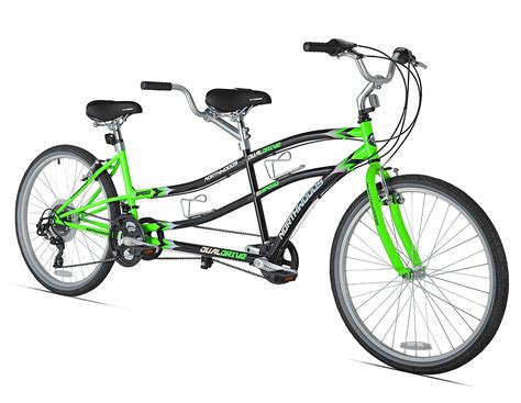 Northwoods Dual Drive Tandem Bike, 26-Inch, Green/Black- Buy Online in ...