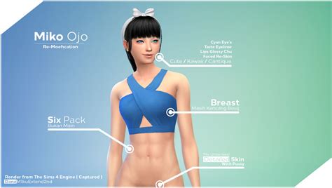 The Sims 4 Miko Ojo Re-Moefication by DanzM1kuExtend2nd on DeviantArt