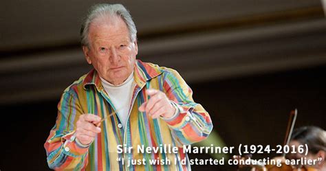 Sir Neville Marriner (1924-2016) “I just wish I’d started conducting earlier”