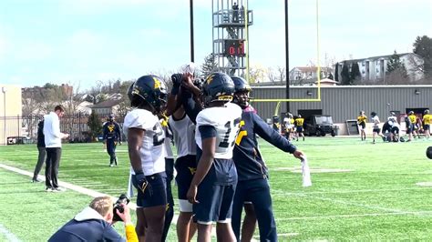 Sights and Sounds: WVU Football Opens Spring Practice 3/24/22 | WVSN - Win Big Sports