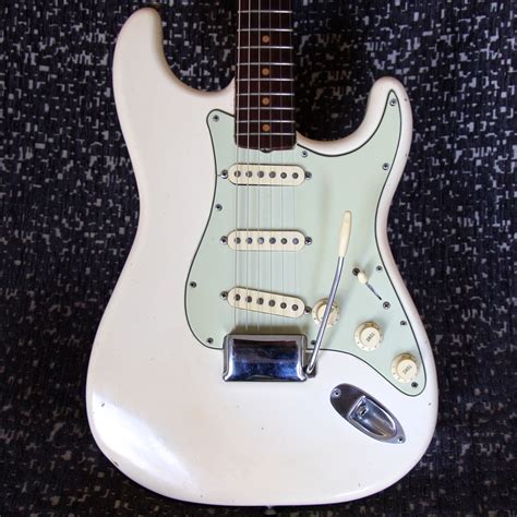 Fender Stratocaster 1962 Olympic White Guitar For Sale Guncotton Guitars