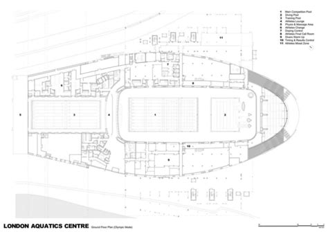 London Aquatics Centre - Floor Plan - modlar.com