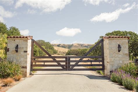 Holman Ranch Wedding | Ranch entrance ideas, Farm entrance, Farm gate ...