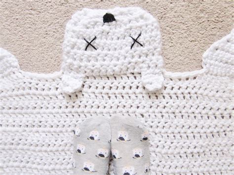 Polar Bear Rug ♥ Crochet Pattern