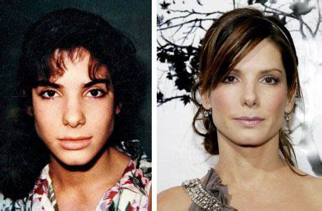 Sandra Bullock Plastic Surgery – Before & After a Nose Job | Sandra bullock plastic surgery ...