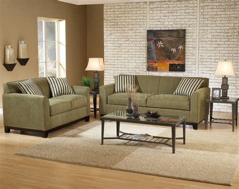 wall color for sage green couch | Sage Fabric Casual Modern Living Room Sofa & Loveseat Set ...