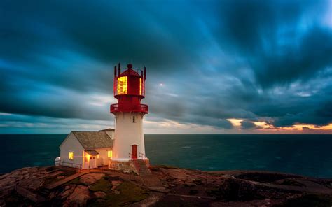 壁紙，3840x2400，海，天空，灯塔，挪威，Lindesnes Lighthouse, Skagerrak Strait，云，大自然，下载，照片