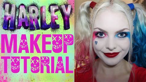 Improved Harley Quinn Makeup Tutorial! - YouTube