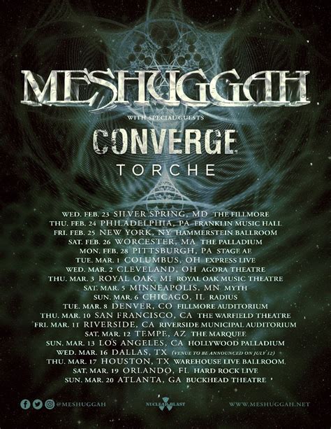 Meshuggah-2022-Tour-Poster - All In Music Review