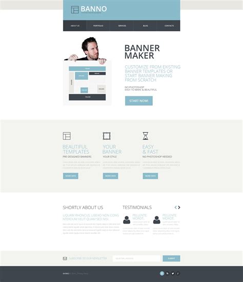 Marketing Agency Responsive Website Template #48325