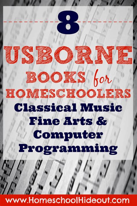 8 Usborne Books for Homeschoolers: ART, MUSIC & COMPUTER PROGRAMMING ...