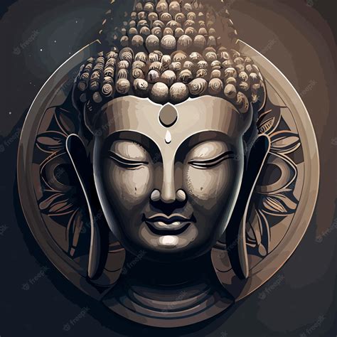 Premium Vector | Gautama Buddha vector icon illustration