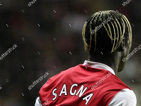 Braided Hair Bacary Sagna Arsenal Editorial Stock Photo - Stock Image ...