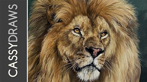 Acrylic Lion Painting