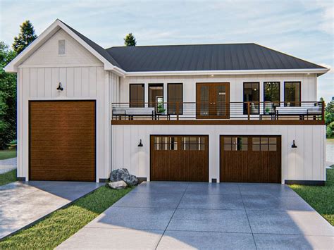 Carriage House Plan, 050G-0098 | Carriage house plans, Garage house plans, Modern farmhouse plans