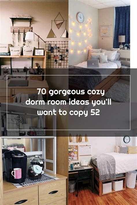 70 gorgeous cozy dorm room ideas you'll want to copy 52 in 2020 | Cozy ...