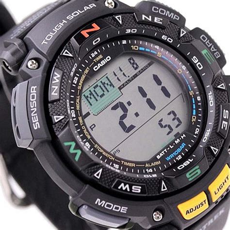 CASIO PRO-TREK SOLAR DIGITAL COMPASS OUTDOOR WATCH PRG-240-1 – Watchain