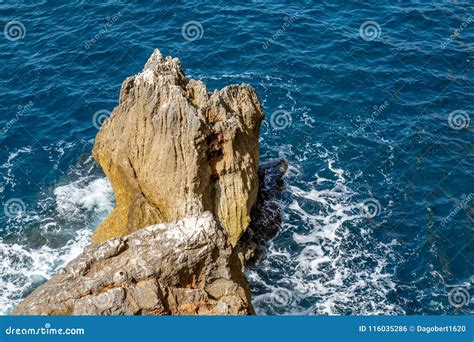 At the Entrance To Neptune`s Cave, Sardinia Stock Photo - Image of north, grotto: 116035286