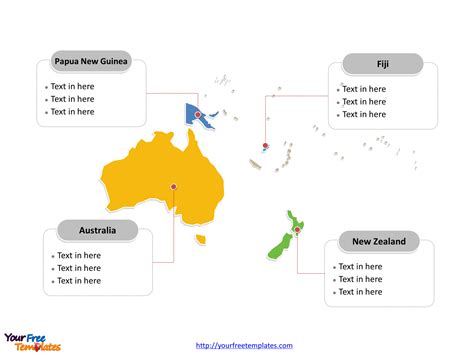 Printable Oceania Map Labeled - Goimages I