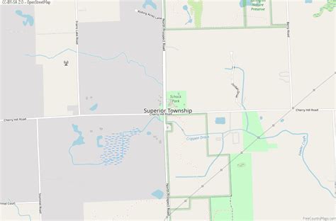 Superior Township Map United States Latitude & Longitude: Free Maps