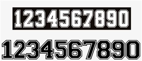 Font Number Football 2017 Free Transparent PNG - 1280x640 - Free ...