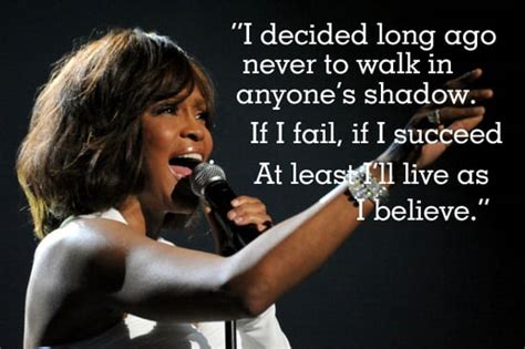 Whitney Houston Inspiring Quote | POPSUGAR Smart Living