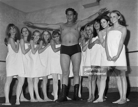 French wrestler Andre Rene Roussimoff, best known as "Andre the... News Photo - Getty Images