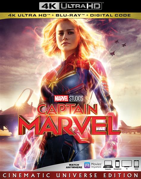 Captain Marvel [Includes Digital Copy] [4K Ultra HD Blu-ray/Blu-ray] [2019] - Best Buy