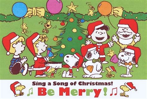 Peanuts Comics, Peanuts Gang, Christmas Paintings, Christmas Song, Singing, Merry, Snoopy, Songs ...