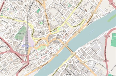 Blois Map France Latitude & Longitude: Free Maps