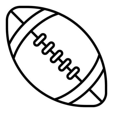 American Football Outline Vector Art, Icons, and Graphics for Free Download