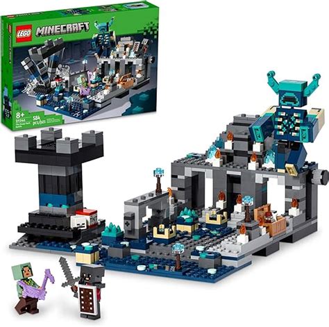 LEGO Minecraft The Deep Dark Battle 21246 Building Toy Set for Kids ...