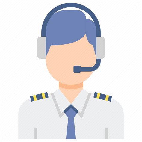 Airline, co, male, pilot icon - Download on Iconfinder