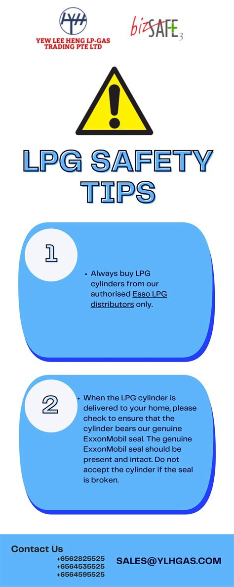 LPG Gas Safety Tips | Yew Lee Heng LP-Gas Trading by Ylhgas Gas - Issuu