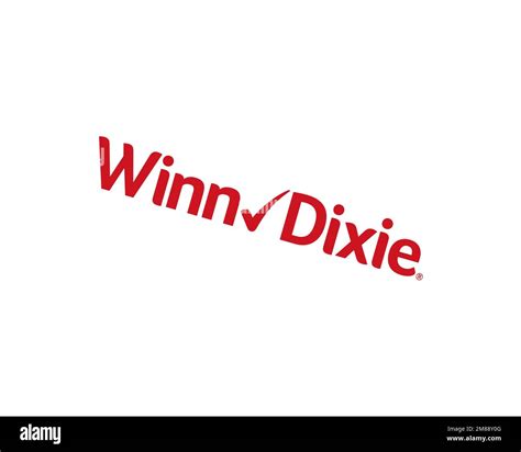 Winn Dixie, Rotated Logo, White Background B Stock Photo - Alamy