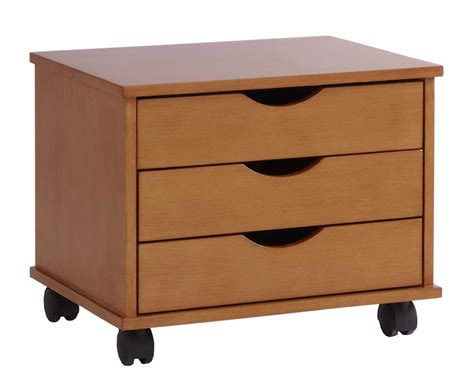 3-drawer Salisbury Storage Unit Rolling Home Office Paperwork Portable ...